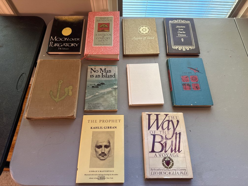 Books Including The Prophet, Huckleberry Finn, and More