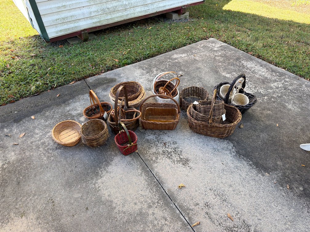 Wicker, Wood Splint, and Twig Baskets