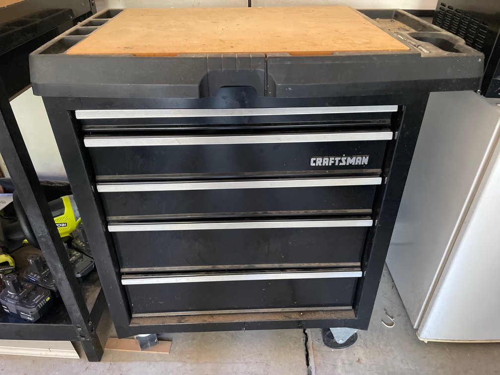 Craftsman 5-Drawer Rolling Tool Cabinet with Contents