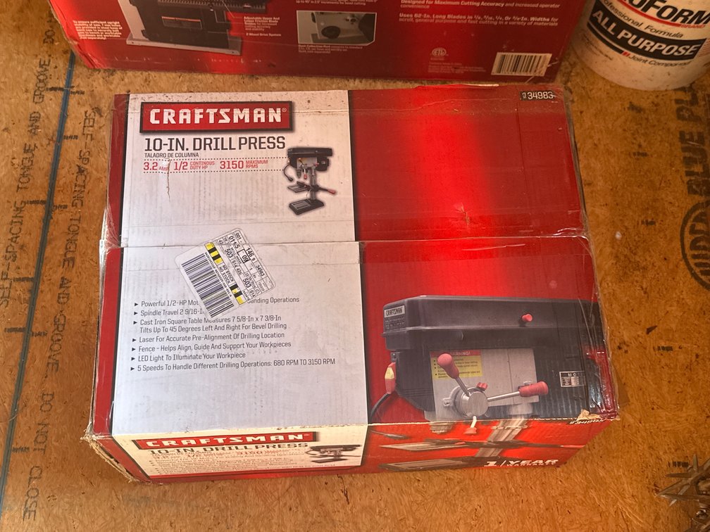 Craftsman 10-In. 1/2 HP Drill Press