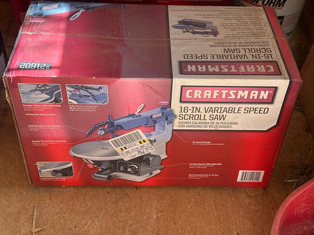 Craftsman 16-In. Variable Speed Scroll Saw