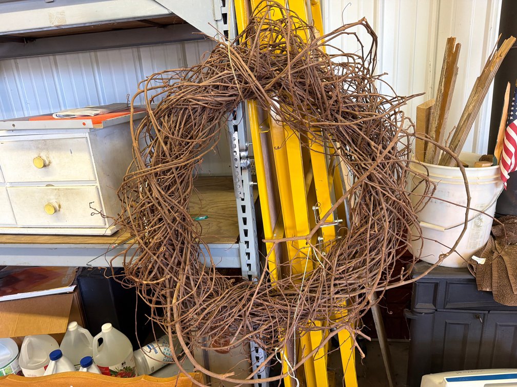 Large Woven Natural Grapevine Wreath