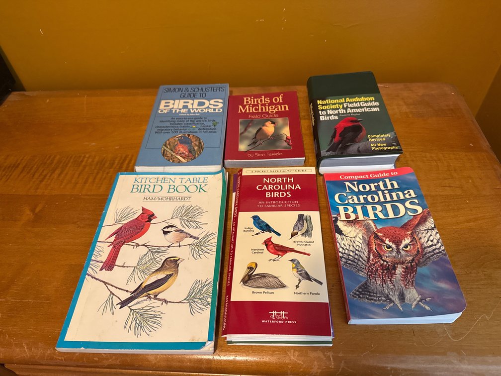 Bird Field Guides and Identification Reference Books