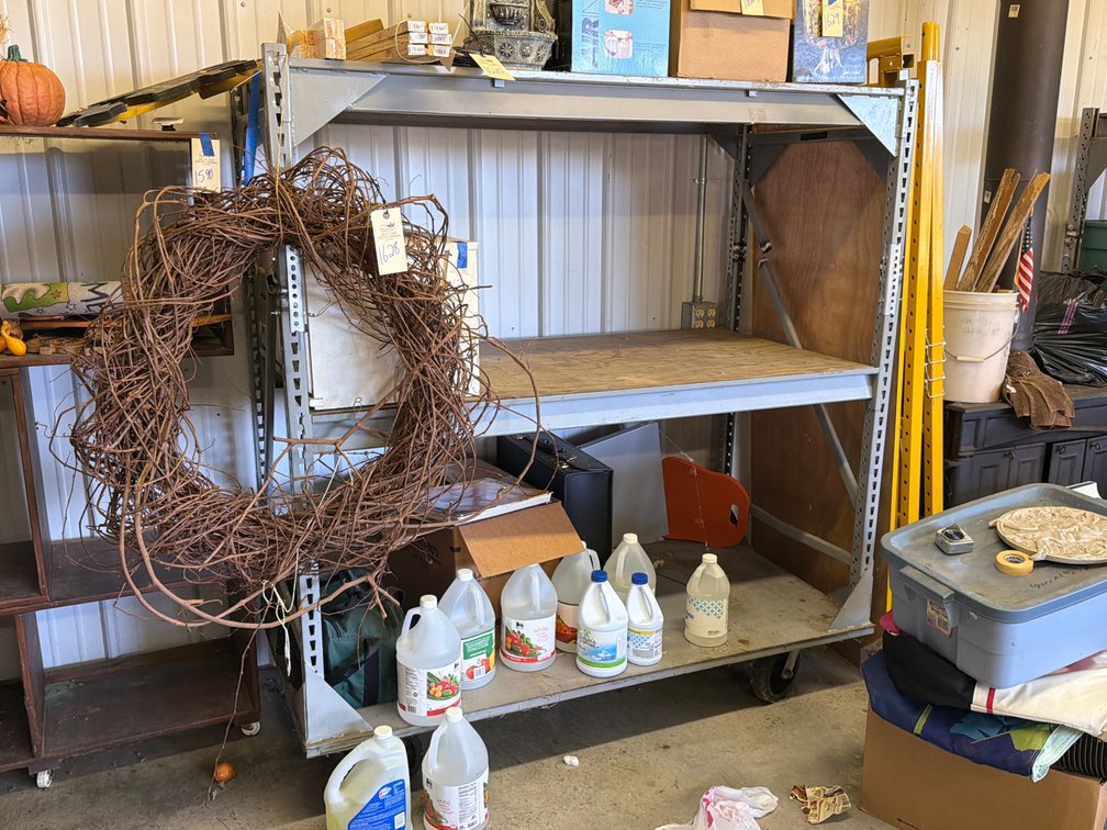 Industrial Metal Shelving Unit
