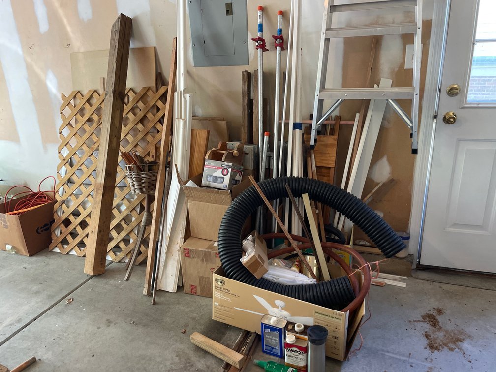 Aluminum Step Ladder, Pipe Clamps, Lumber, and More