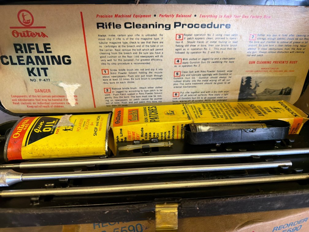 Outers No. P-477 .22 Cal. Rifle Cleaning Kit