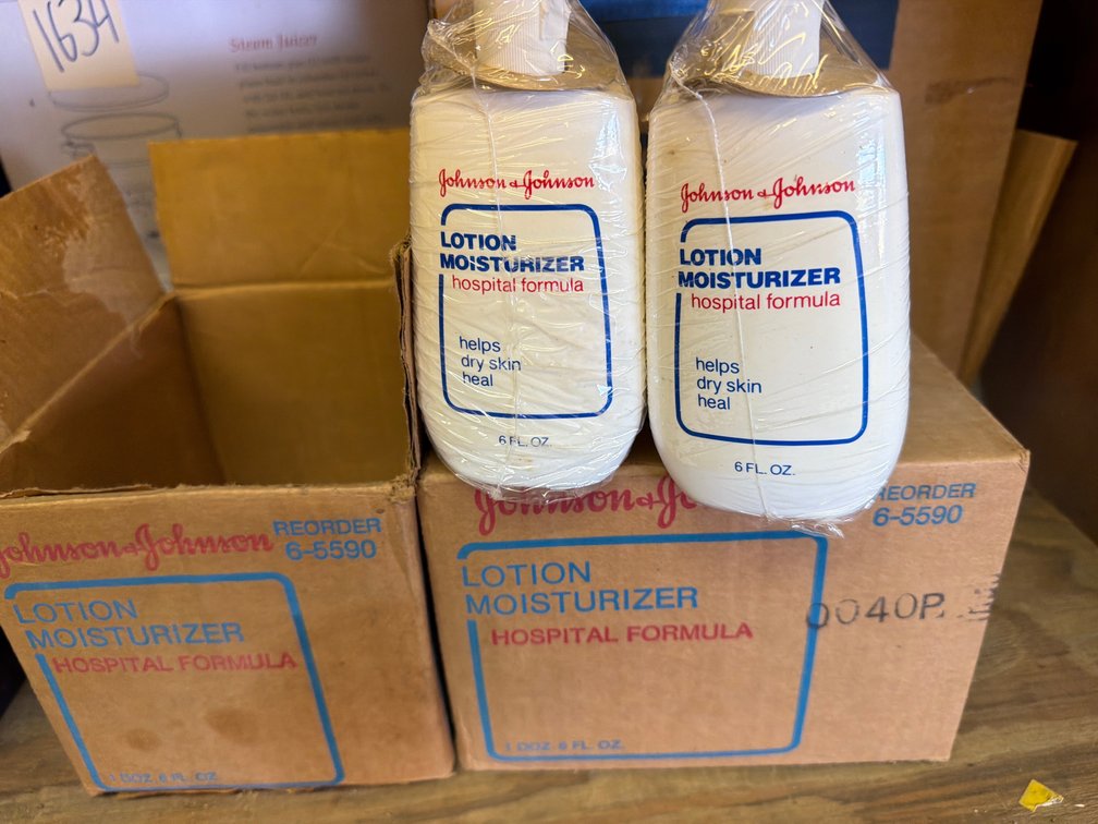 Johnson & Johnson Hospital Formula Lotion Moisturizer Bottles