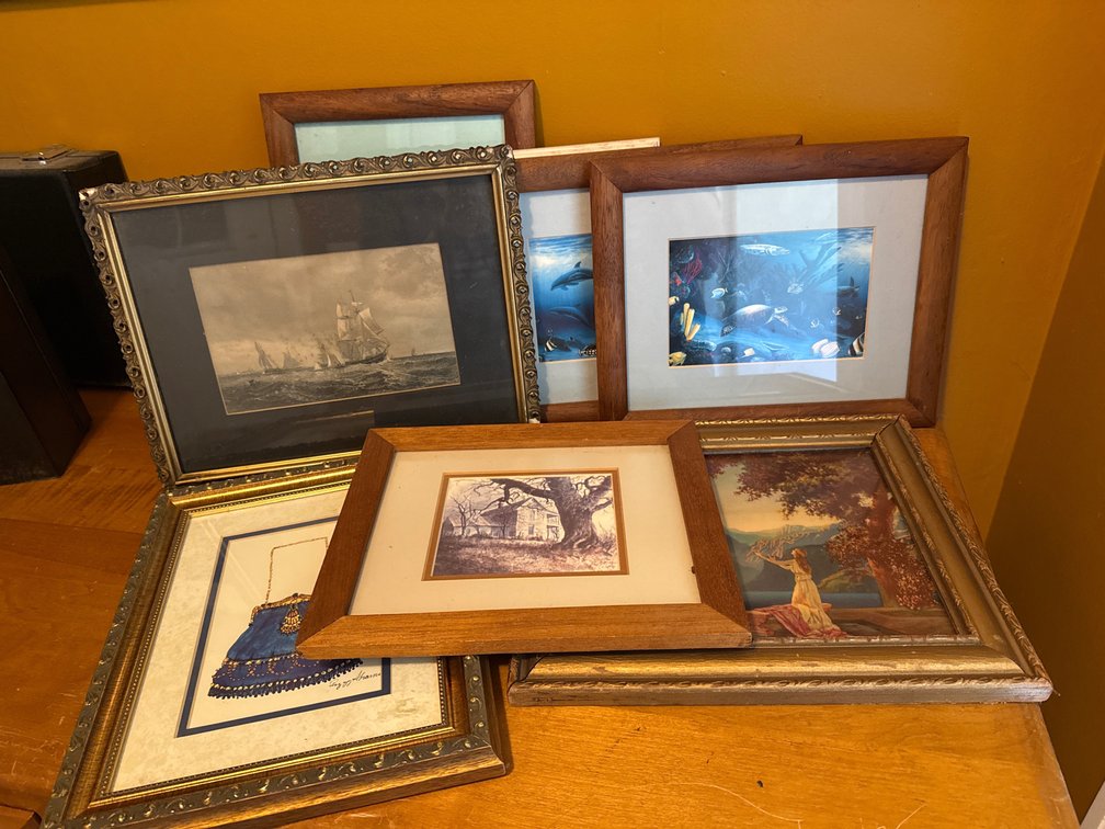 Framed Art Prints, Marine Scenes, and Illustrations
