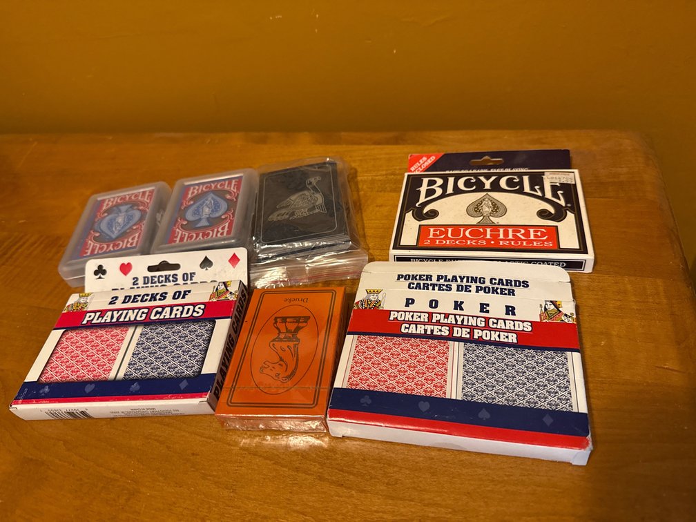 Playing Card Decks and Multi-Deck Game Sets