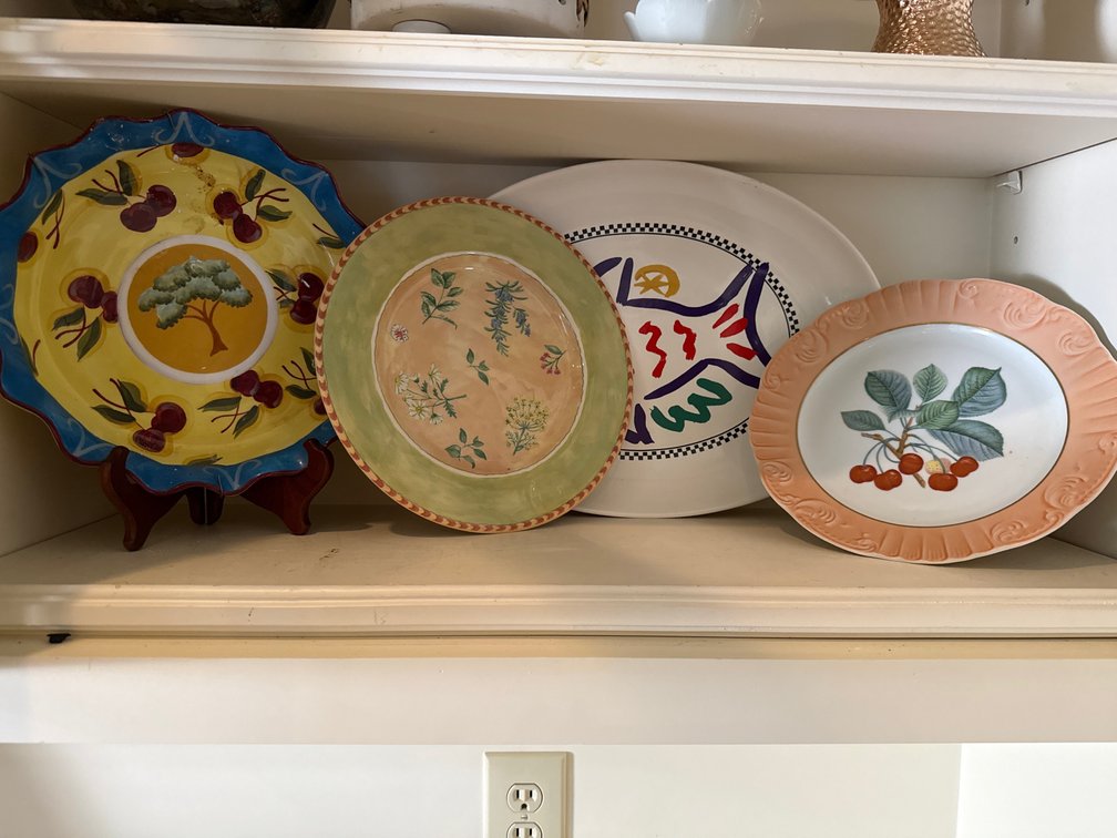 Decorative Ceramic Plates and Serving Platters