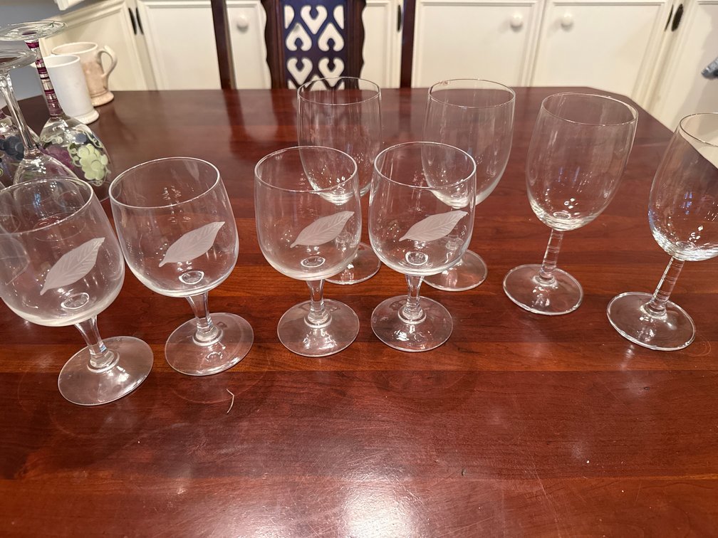 Clear Stemmed Wine Glasses, Goblets, and More