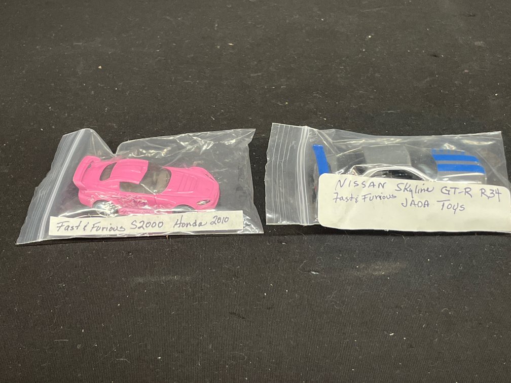 Fast & Furious Honda S2000 and Nissan Skyline Diecast Cars