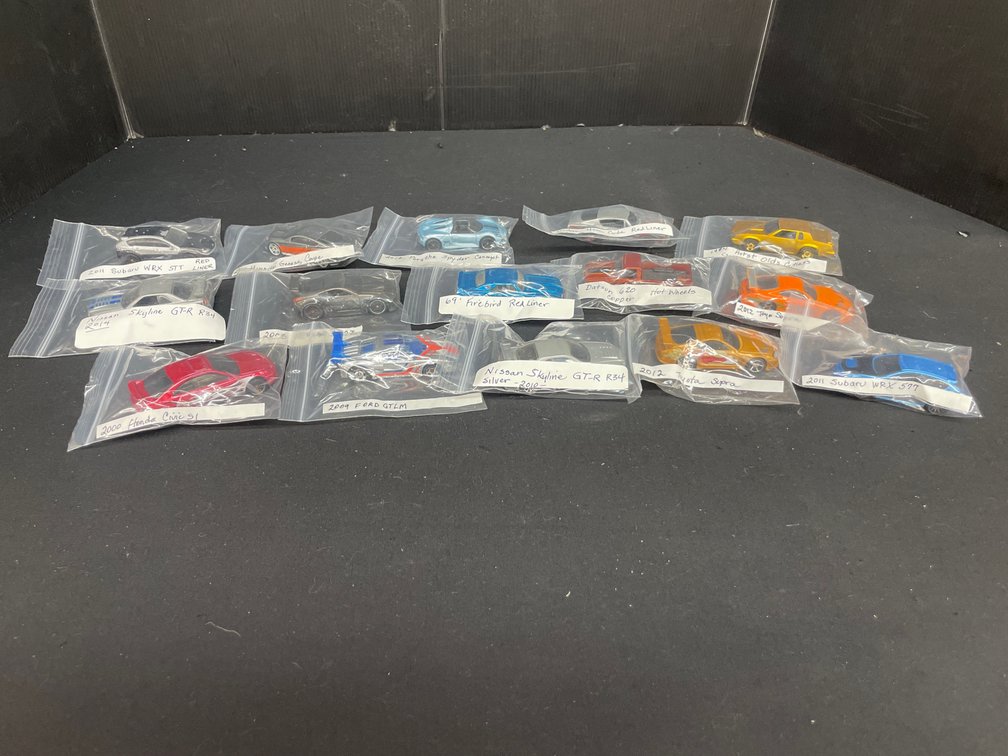 Die-Cast Model Toy Cars and Pickup Truck