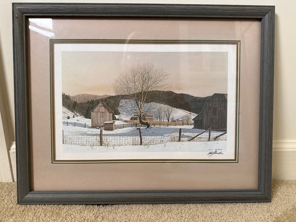 Bob Timberlake framed Art Print