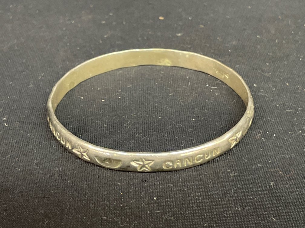 Celine Sterling Silver Cancun Bangle Bracelet