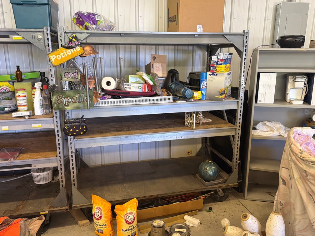 Industrial Rolling Steel Shelving Rack