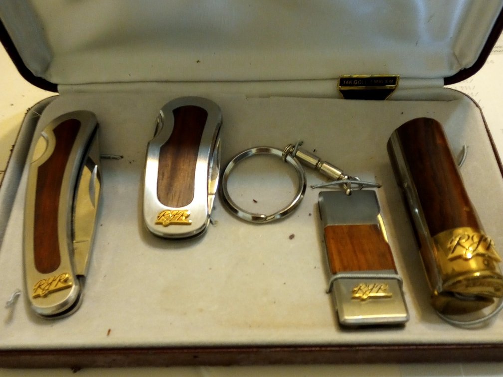 Gold Accented RJR Knives