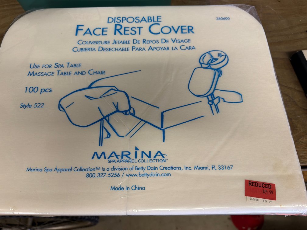 Marina Style 522 Disposable Face Rest Covers