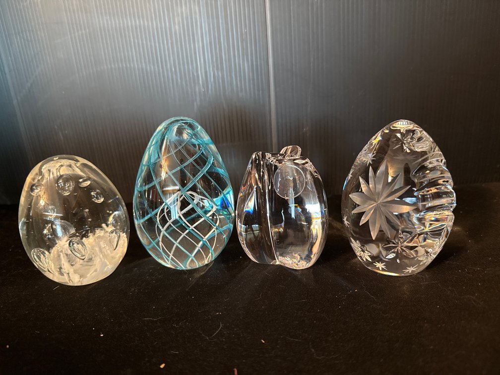 Glass and Crystal Decorative Paperweights