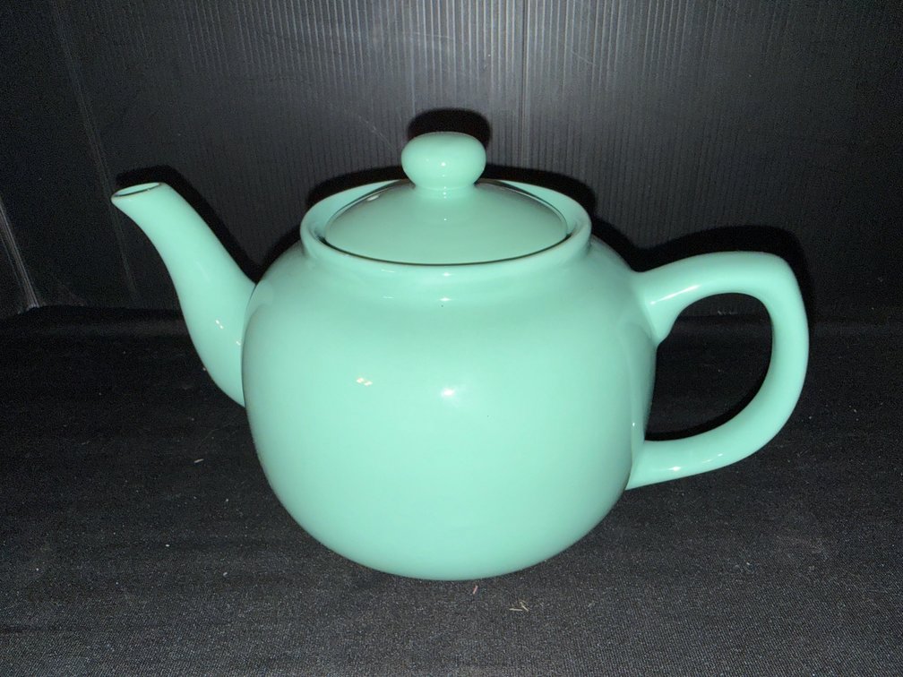 Old Amsterdam Porcelain Works Glazed Ceramic Teapot