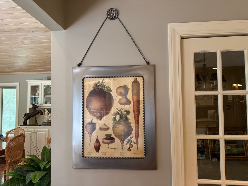 Framed Botanical Root Vegetable Print