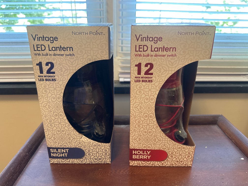 North Point 150 Lumen Vintage LED Lanterns