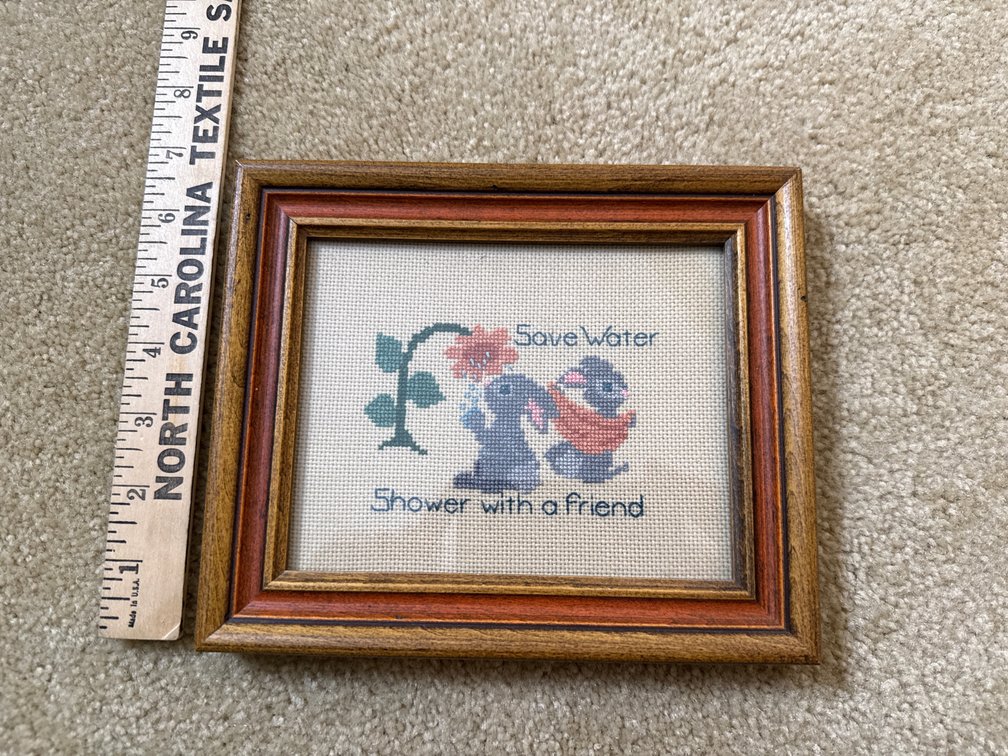 Framed Cross-Stitch '
