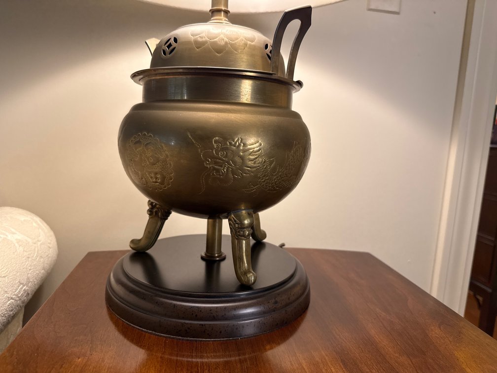 Table Lamp with Bell Shade