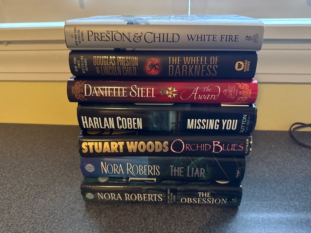 Hardcover Fiction Novels