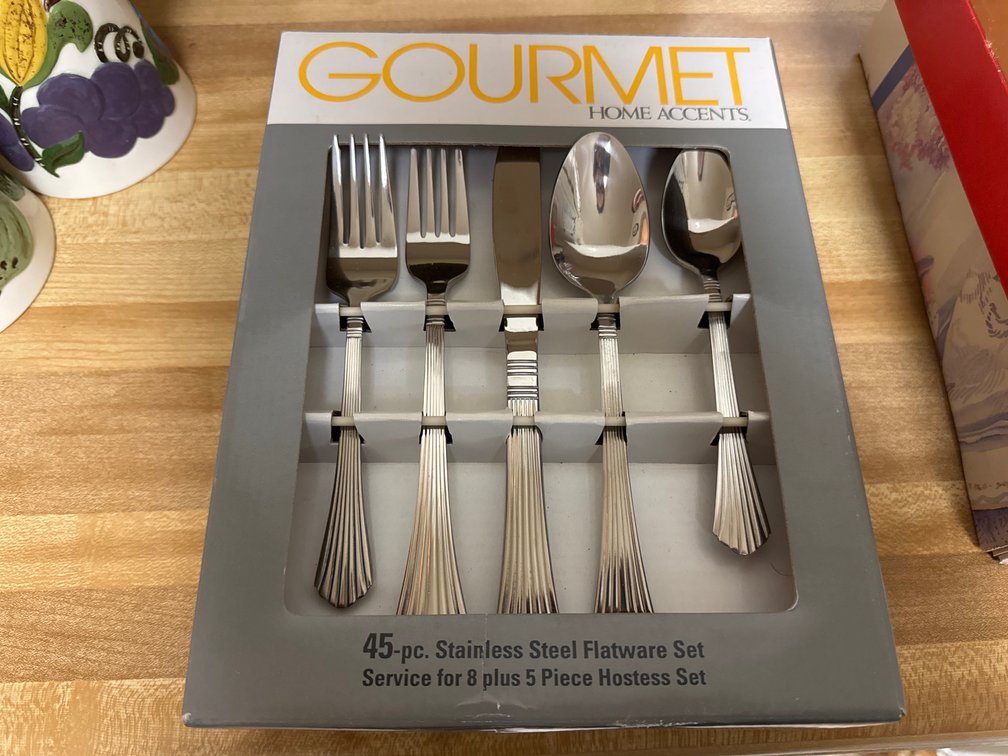 Gourmet Home Accents 45-Piece Stainless Steel Flatware Set