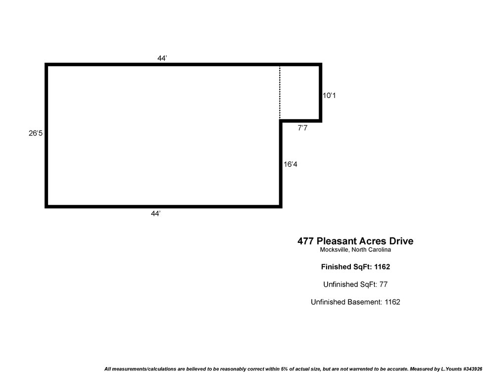 Mocksville Fixer Upper - 477 Pleasant Acre Drive