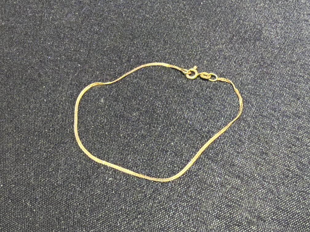Italian 14K Yellow Gold Herringbone Chain