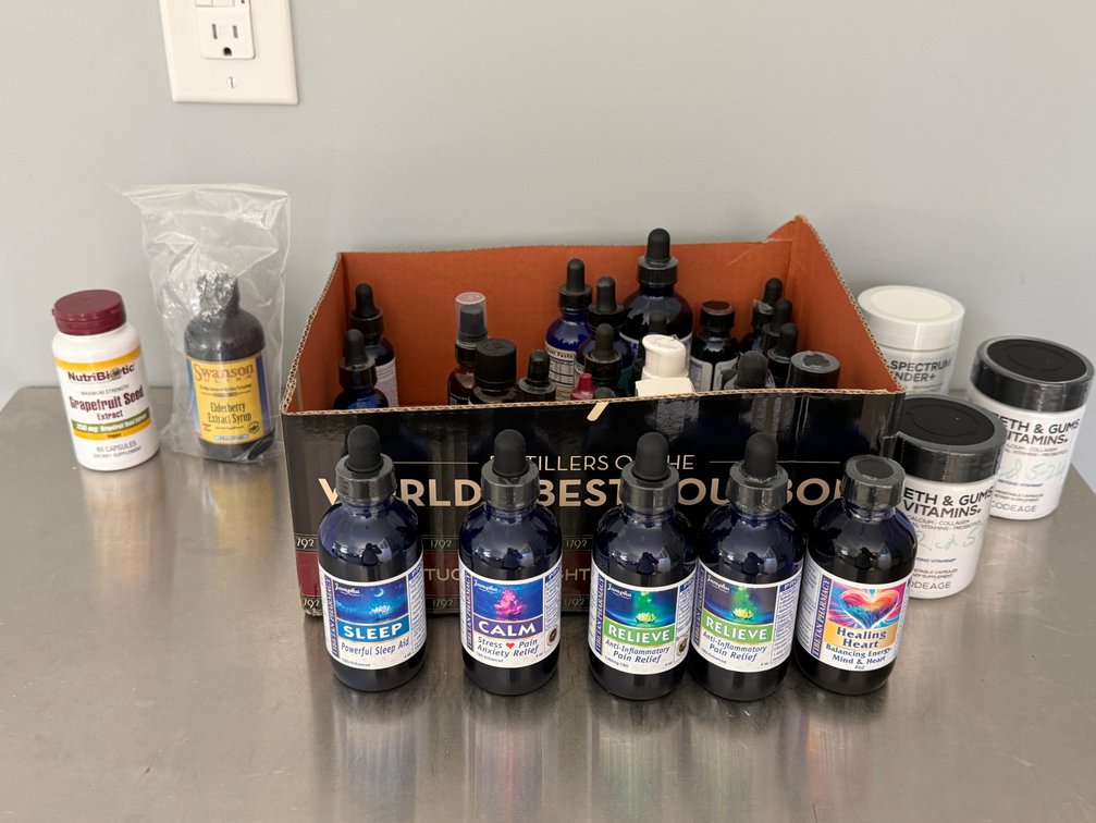 Dietary Supplements, Herbal Tinctures, and Essential Oils