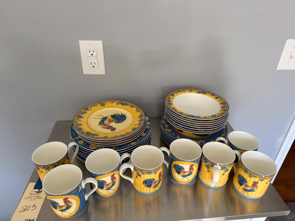 Fitz and Floyd Classic Choices Coq Du Village Dinnerware
