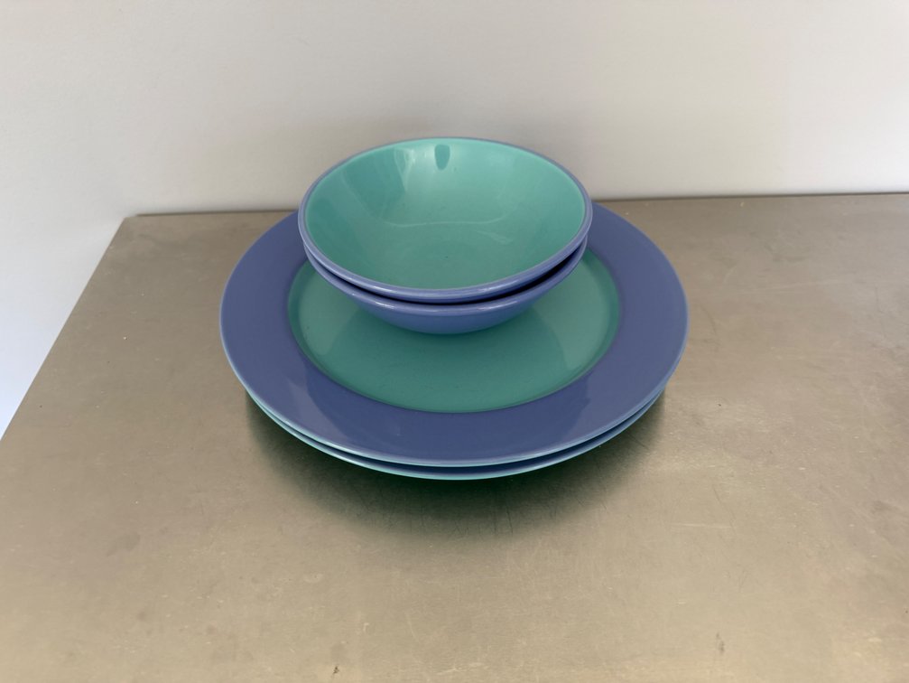 Lindt-Stymeist Two-Tone Ceramic Dinnerware Set