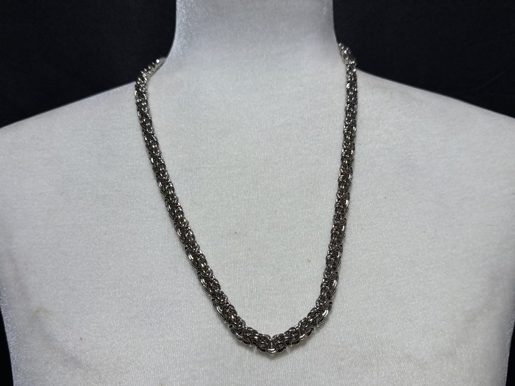 Sterling Silver Byzantine Chain Necklace