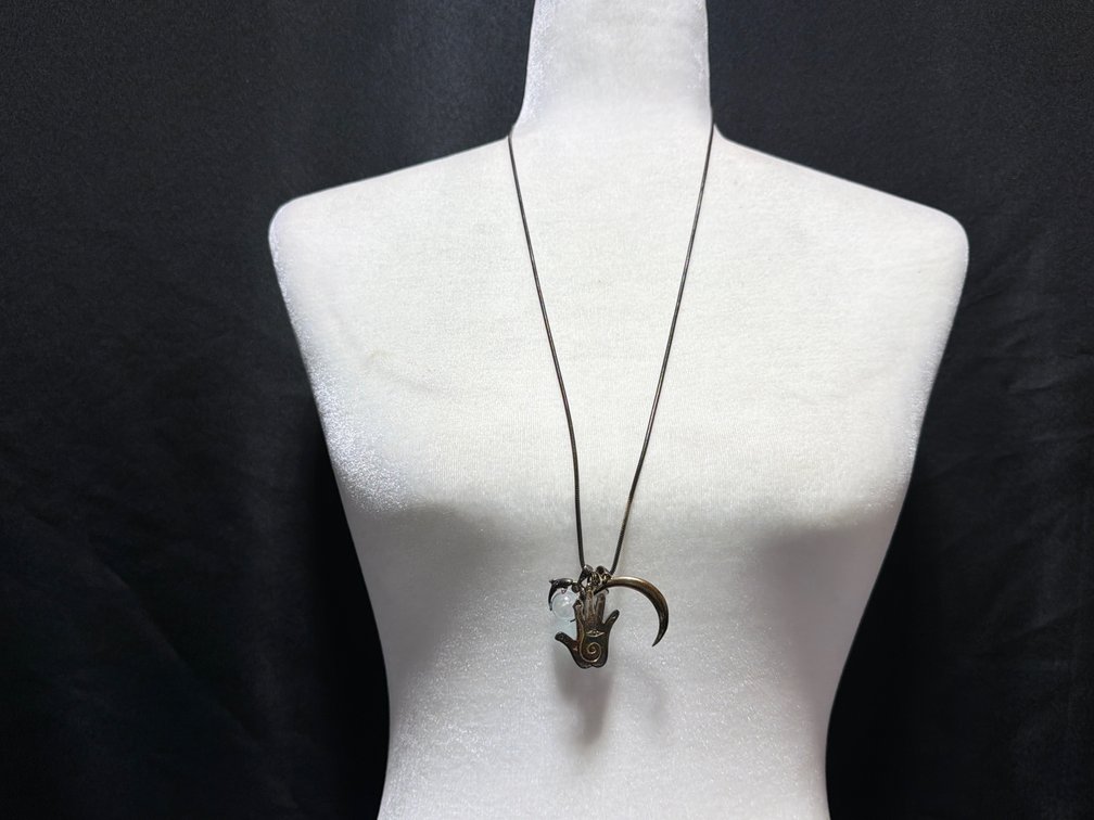 Sterling Silver Multi-Charm Snake Chain Necklace