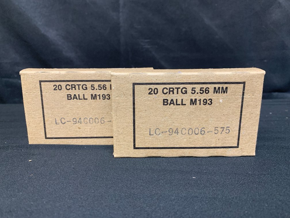 5.56 MM Ball M193 Ammunition
