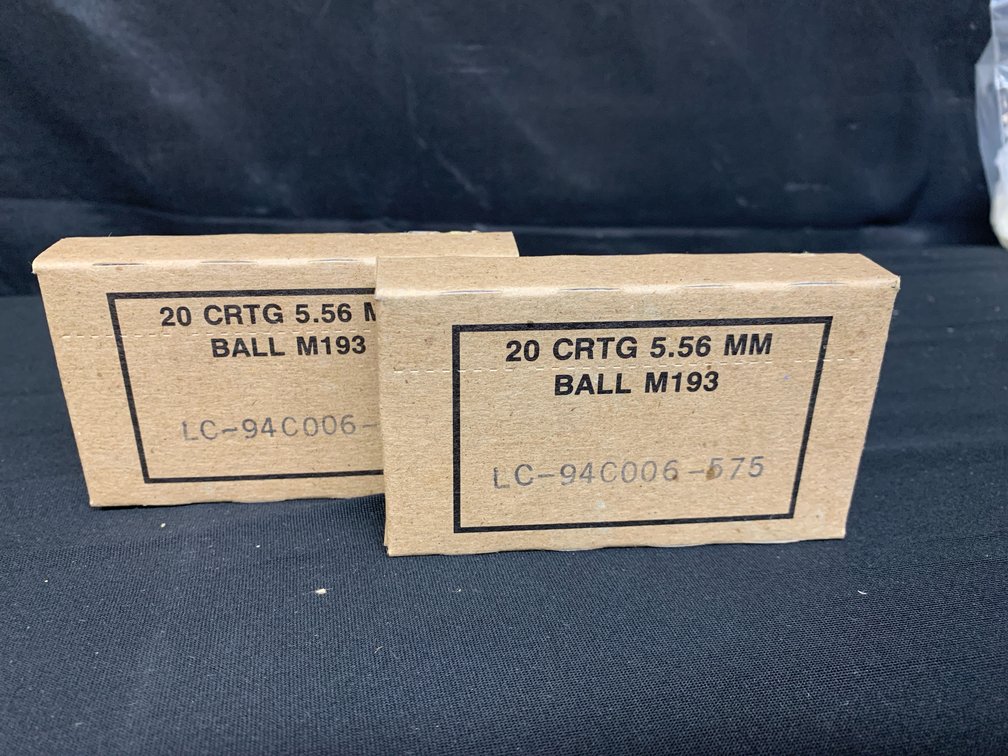 5.56 MM Ball M193 20-Cartridge Ammunition
