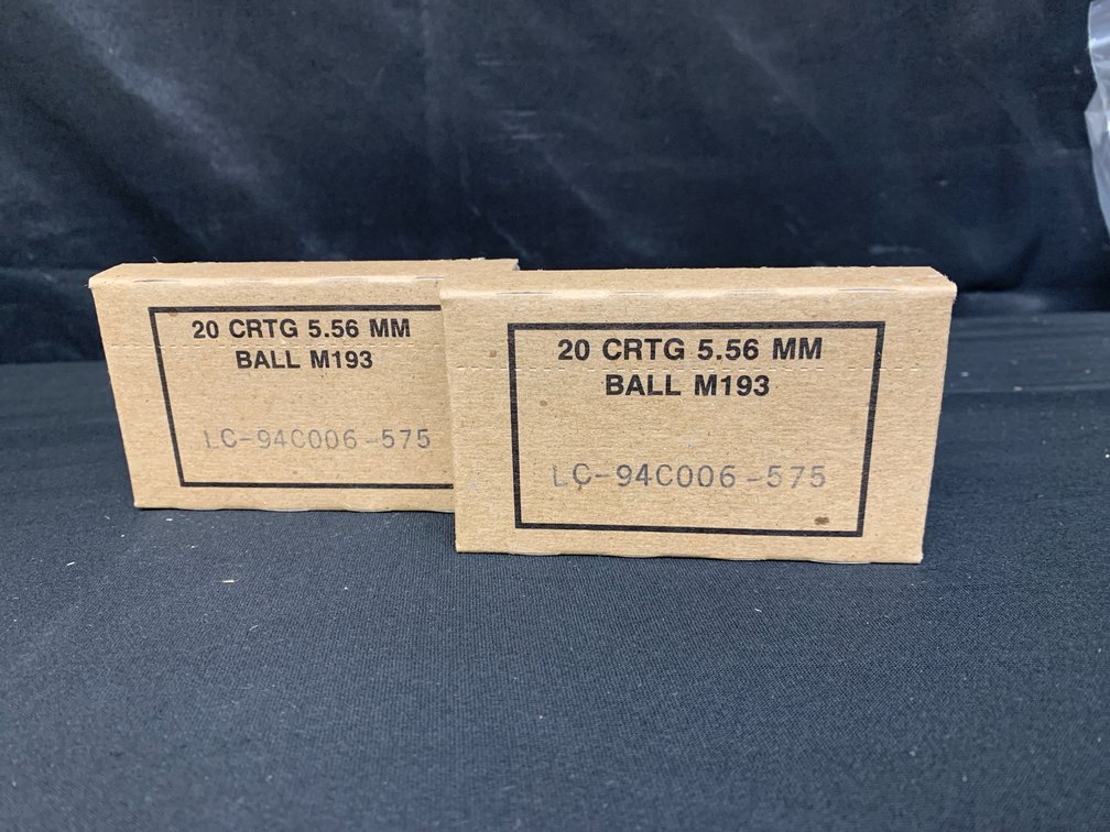5.56 MM Ball M193 Ammunition