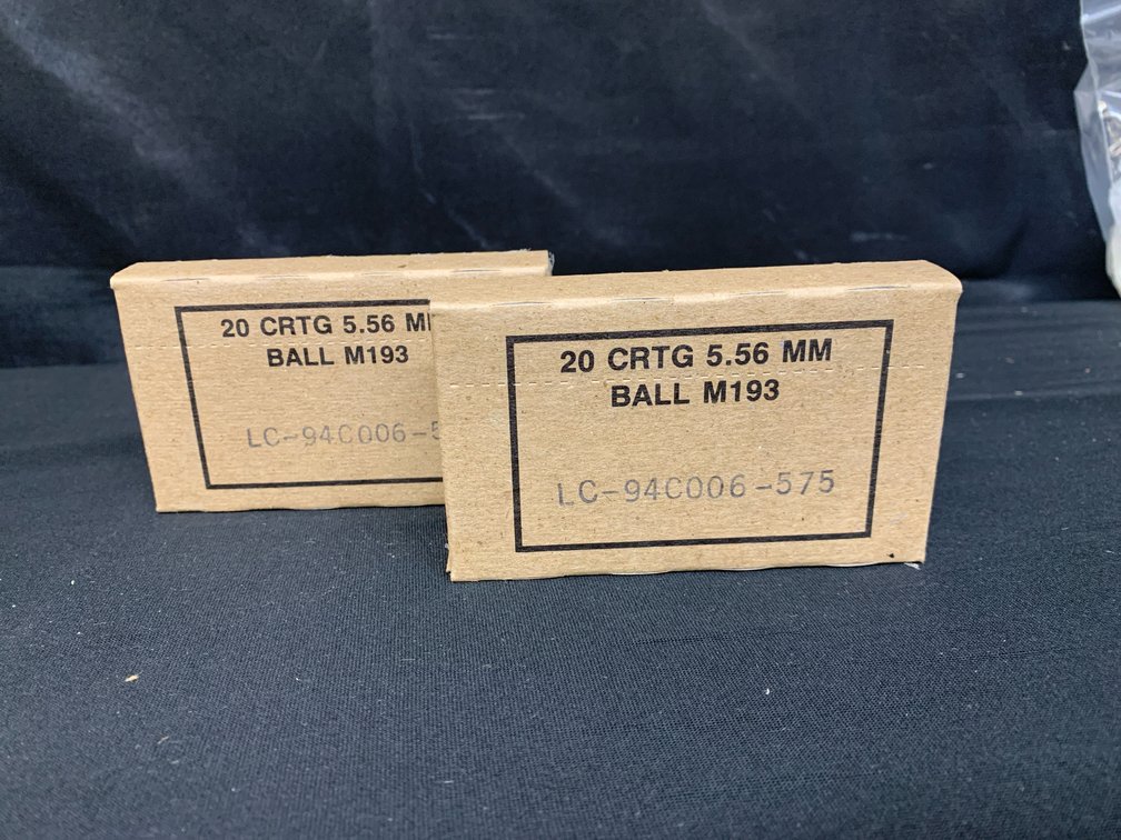 5.56 mm Ball M193 20-Round Ammunition