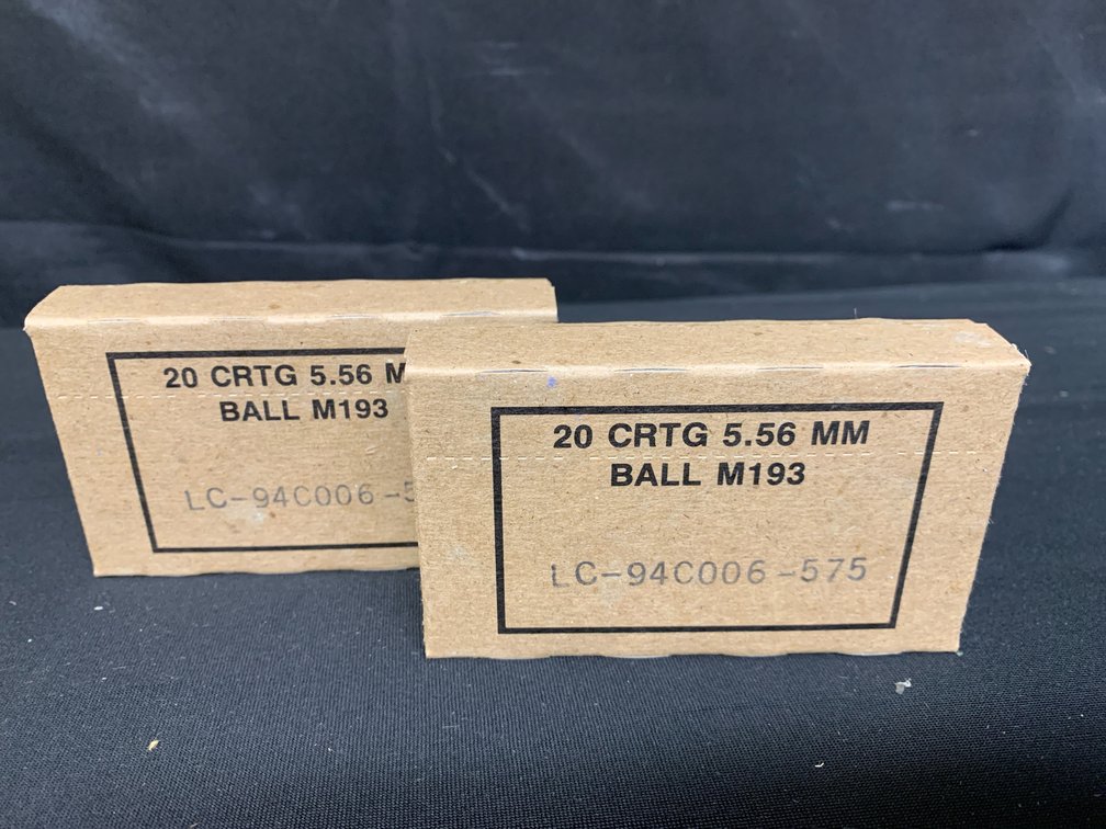 5.56 mm Ball M193 20-Round Ammunition