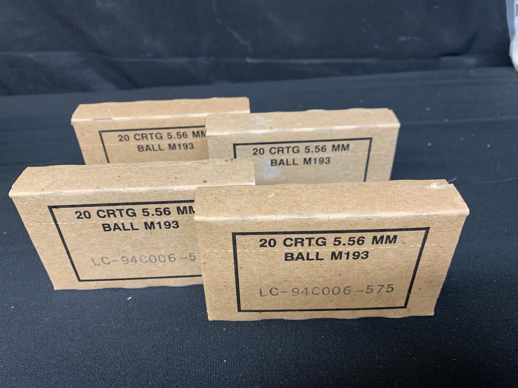 5.56 MM Ball M193 20-Round Ammunition