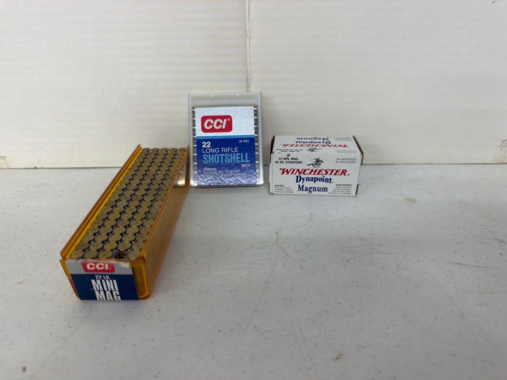 .22 LR and .22 Win. Mag. Rimfire Ammunition