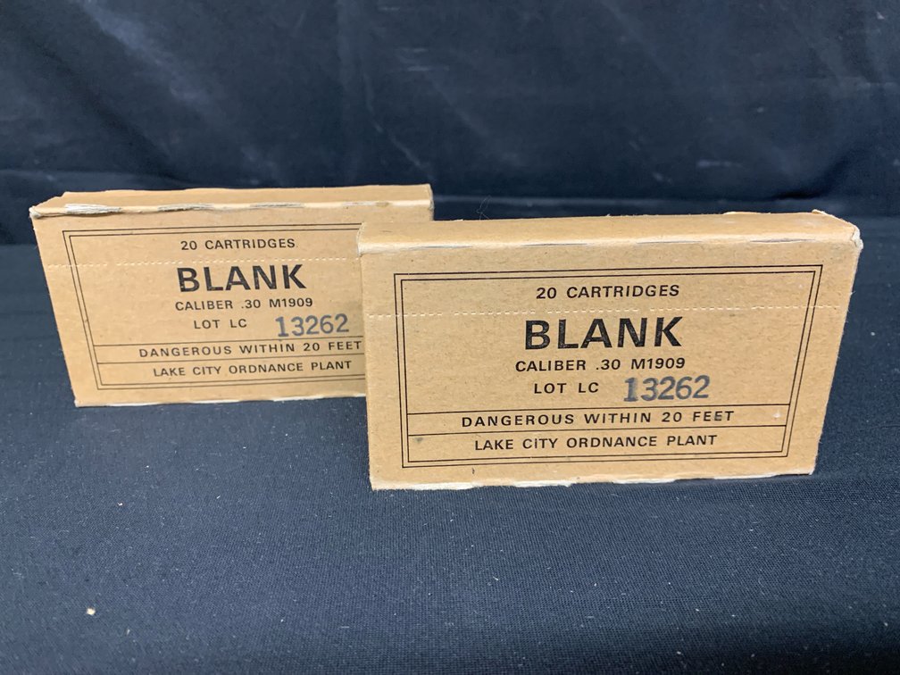 Lake City Ordnance Plant Caliber .30 M1909 Blank Cartridges