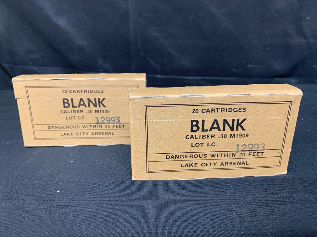Lake City Arsenal Caliber .30 M1909 Blank Cartridges