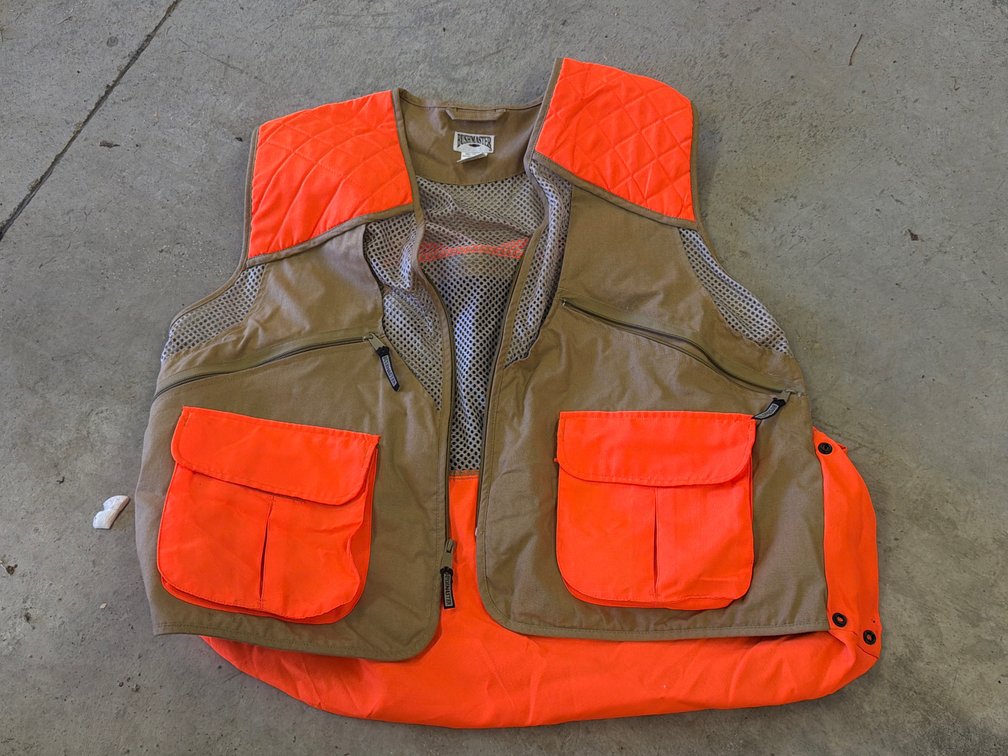 Bushmaster Blaze Orange and Tan Hunting Vest, Size XXL