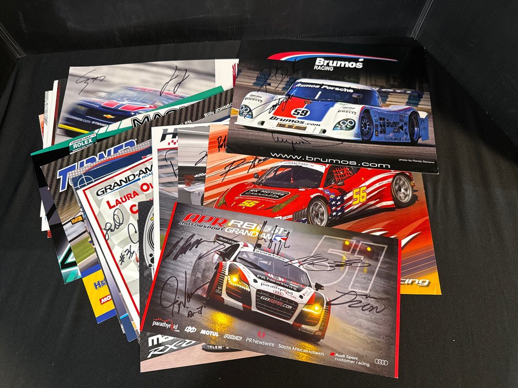 Grand-Am Rolex Sports Car Series Autographed Hero Cards