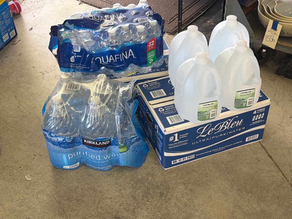 Bottled Drinking Water Cases and Distilled Water Jugs