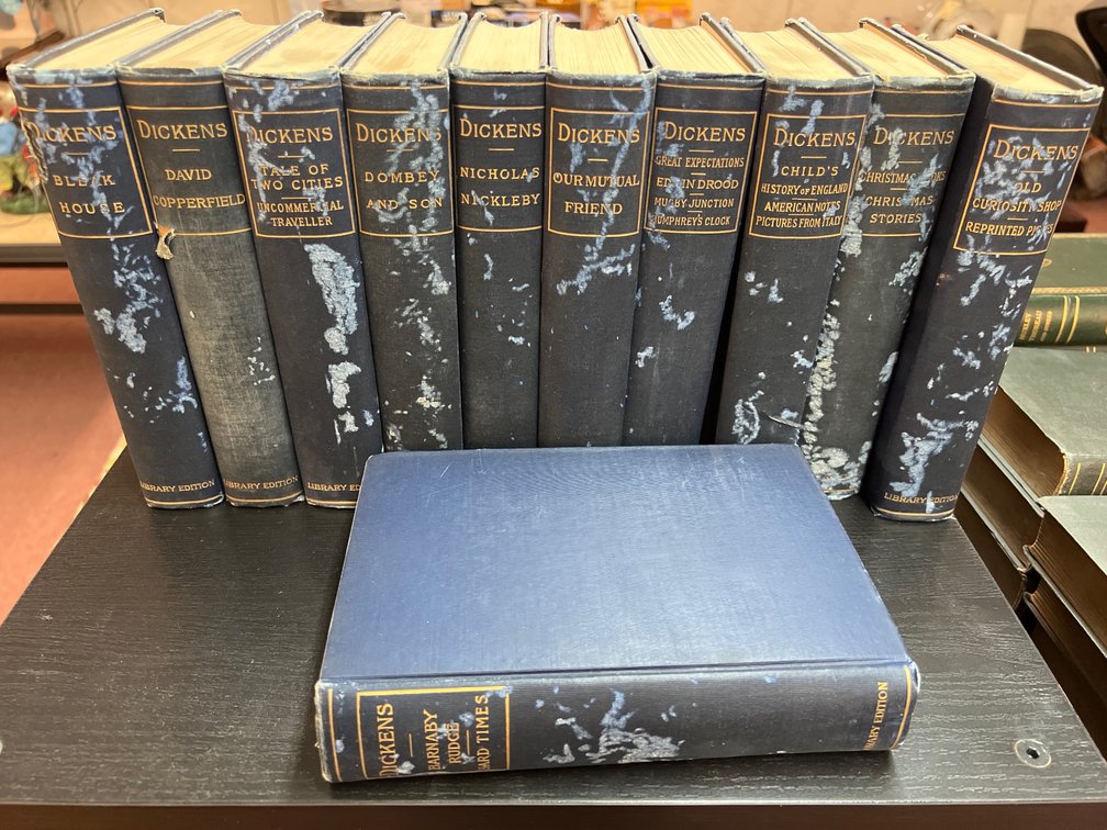 Charles Dickens Library Edition Hardcover Book Set